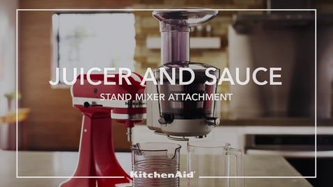 Thumbnail for entry Juicer and Sauce Stand Mixer Attachment - KitchenAid