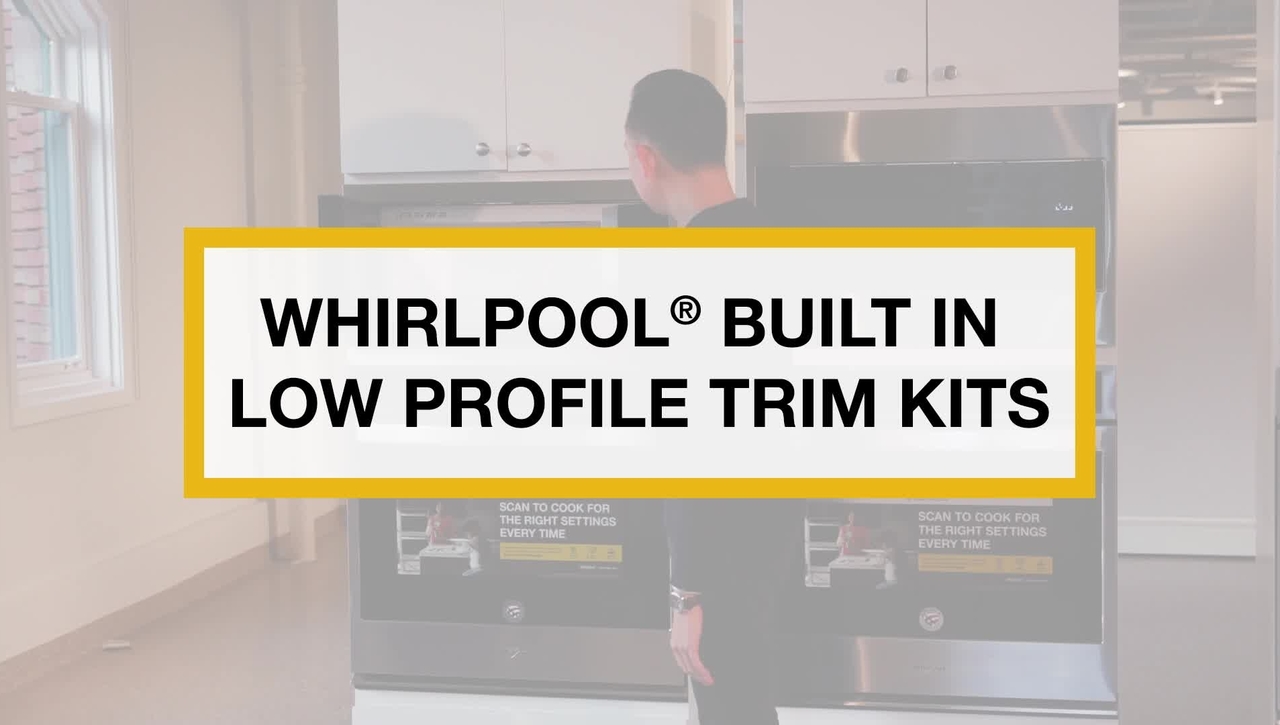 Whirlpool® Built-in Low Profile Microwaves with Trim Kits
