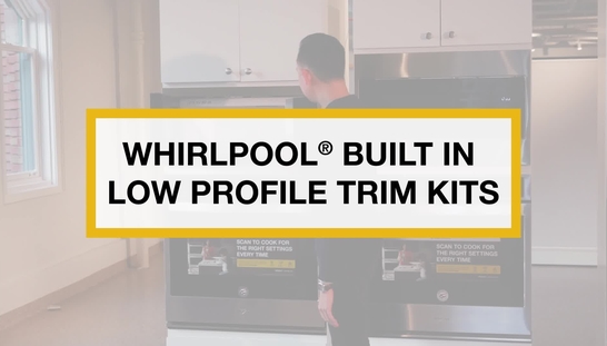 Whirlpool® Built-in Low Profile Microwaves with Trim Kits
