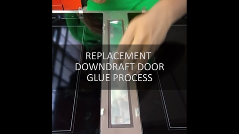 Thumbnail for Downdraft Door Glue Process JID4436ES