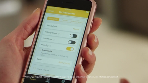 Thumbnail for entry Download &amp; Go™ Feature - Whirlpool Dishwashers