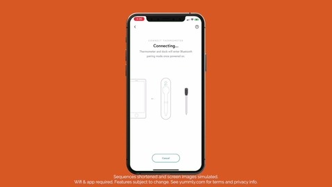 Thumbnail for Connect with ease — Yummly® Smart Thermometer