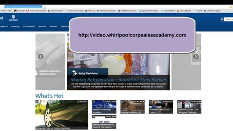 Thumbnail for entry Video Center Web Address - Whirlpool Corporation