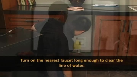 Thumbnail for 10094-S-UE-09 Ice maker - preparing to connect the water supply