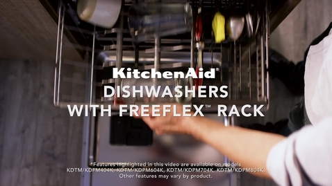 Thumbnail for Loading Versatility with the KitchenAid® FreeFlex™ Third Rack Dishwashers
