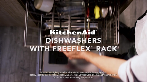 Thumbnail for entry Loading Versatility with the KitchenAid® FreeFlex™ Third Rack Dishwashers