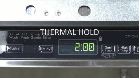 Thumbnail for entry Dishwasher Thermal Hold and Impact on Time