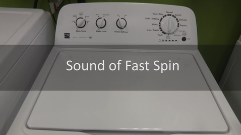 Thumbnail for Washer Fast Spin Sound