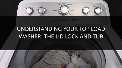 Thumbnail for entry Washer Lid Lock Function
