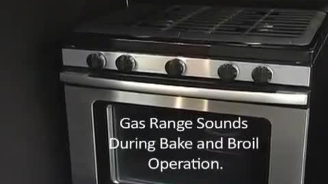 Thumbnail for entry Gas Range - Sounds made during cooking