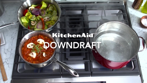 Thumbnail for entry KitchenAid Cooking - Slide-In Downdraft