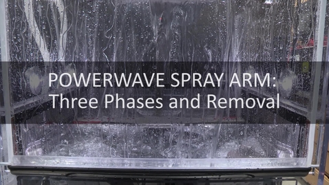 Thumbnail for Wash Action and Removing Wash Arm