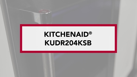 Thumbnail for entry Stylish, Double Drawer Configuration — KUDR204KSB