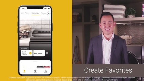 Thumbnail for Multitask with the updated Whirlpool® App when doing laundry