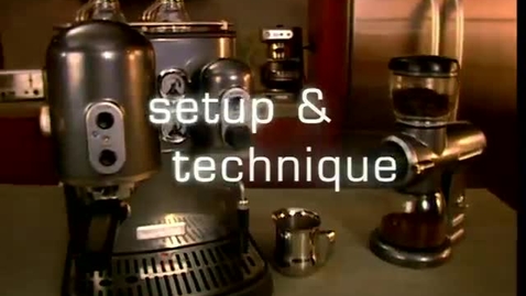Thumbnail for entry Espresso Maker Setup and Technique - KitchenAid Pro Line