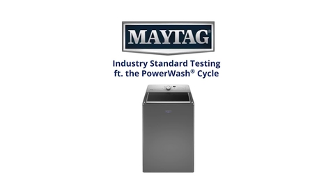 Thumbnail for entry Cleaning Testing - Maytag Top Load Laundry