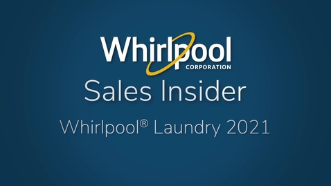 Thumbnail for entry Sales Insider: Whirlpool Laundry 2021 + Dryer Attachment