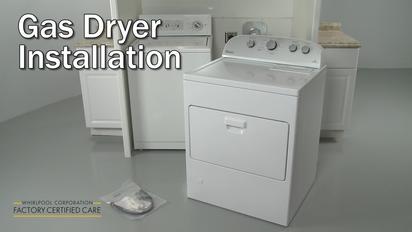 Whirlpool Gas Dryer Installation Wgd49stbw2 Learn Whirlpool