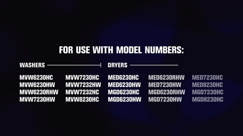 Thumbnail for How to Connect to the Maytag® App - from Maytag® Brand
