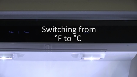 Thumbnail for entry Changing Refrigerator from Degree F to Degree C