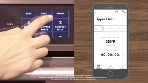 Thumbnail for entry App Functionality with the KitchenAid® Smart Oven+ 