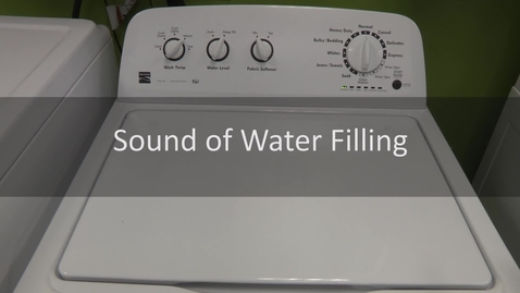Thumbnail for Washer Filling With Water