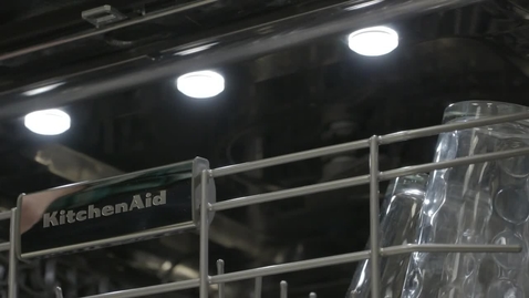 Thumbnail for LED Lighting Feature &amp; Benefit - KitchenAid Dishwasher