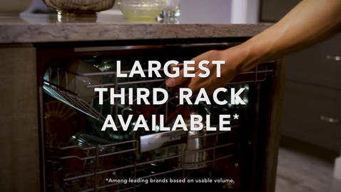 Thumbnail for Loading Possibilities with the KitchenAid® FreeFlex™ Third Rack Dishwashers
