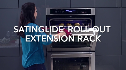 Thumbnail for entry Wall Oven - SatinGlide Roll-Out Extension Rack - KitchenAid Brand