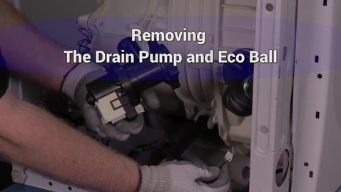 Thumbnail for entry Remove Drain Pump Eco Ball