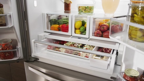 Thumbnail for Temperature-Controlled Full-Width Pantry - Whirlpool Refrigeration