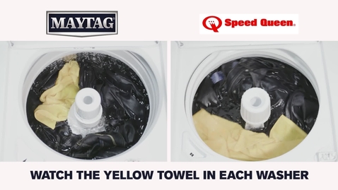 Thumbnail for Top-Load Washer Rollover Comparison: Maytag ® Commercial-Grade MVWP576KW / Speed Queen ® Commercial-Grade TR3000WN