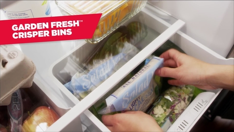 Thumbnail for entry Flexable Storage Options - Amana Top Mount Refrigeratior