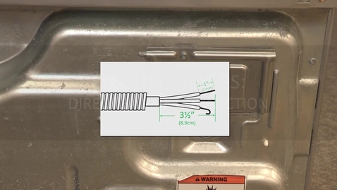 Thumbnail for entry How to Create a Direct 3-Wire Connection for a Dryer