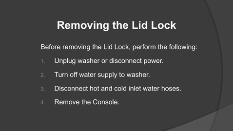 Thumbnail for entry Removing the VMAX Lid Lock 