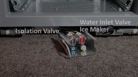 Thumbnail for Built in refrigerator water inlet valve