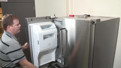 Adjusting Doors On A Side By Side Refrigerator Youtube