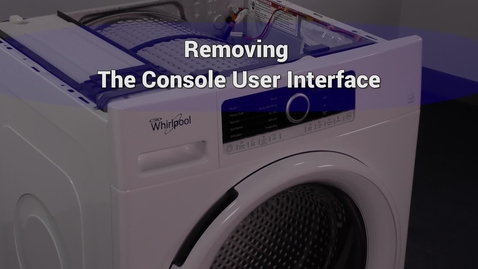 Thumbnail for entry Compact Dryer Remove console interface