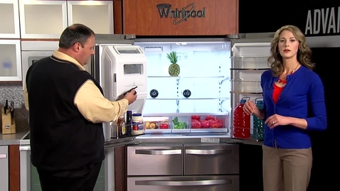 Thumbnail for Demonstrating the ease of opening a crisper drawer with the new bottom mounted crisper design