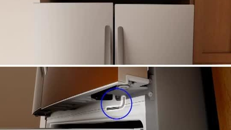 Thumbnail for entry How to Level and Align a Refrigerator Door on a French Door Bottom Mount