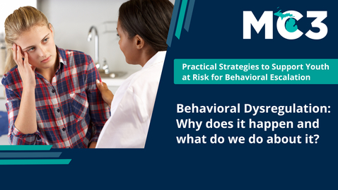 Thumbnail for Behavioral Dysregulation: Why does it happen and what do we do about it? (Part 1)