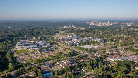 Thumbnail for North Campus Research Complex Aerial