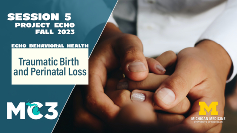 Thumbnail for entry Traumatic Birth and Perinatal Loss | MC3 Fall 2023 ECHO Series