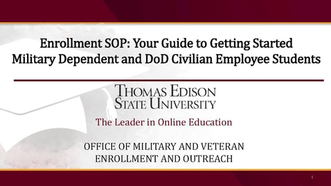 Thumbnail for DoD Presentation