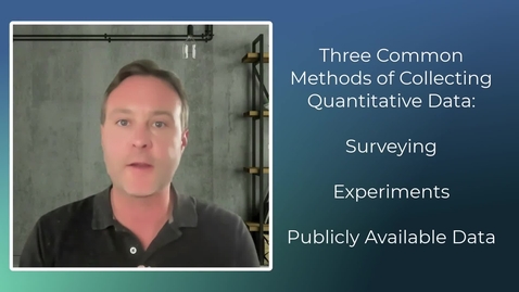 Thumbnail for Lesson 2.1 Collecting Quantitative Data