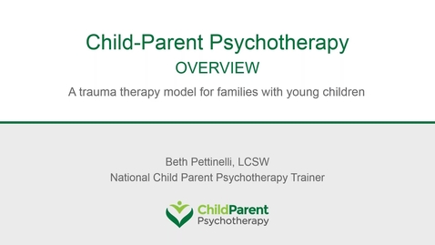 Thumbnail for CPP - Child Parent Psychotherapy - May 2017