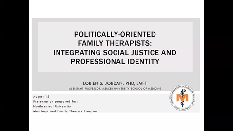 Thumbnail for Oriented Family Therapists - August 2019