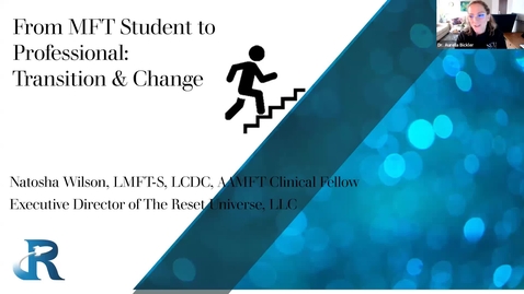 Thumbnail for From MFT Student to Professional - November 2021