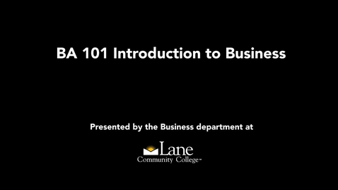 Thumbnail for entry BA101 Sole Proprietorship: Starting Your Own Business, Trina