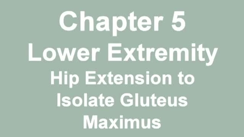 Thumbnail for entry MMT hip extension glutemax